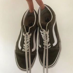 Olive green vans